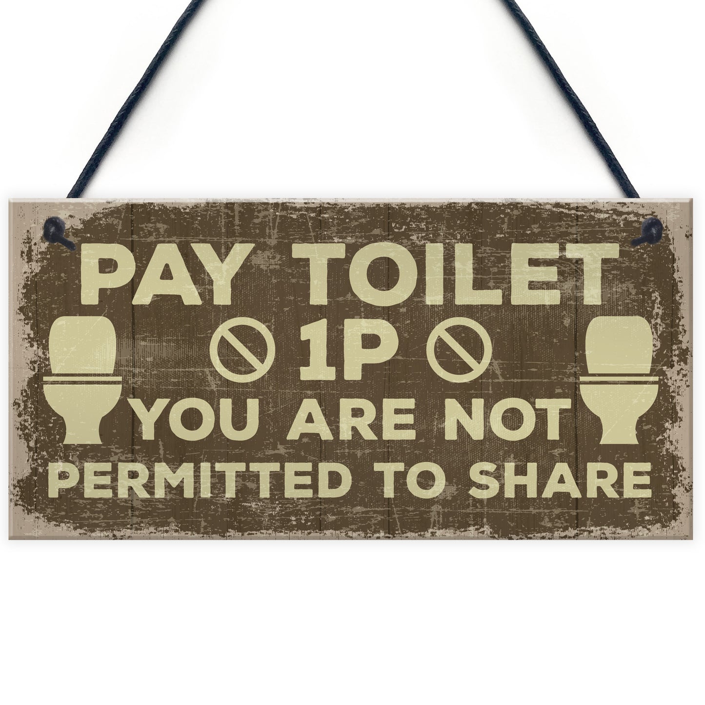 Shabby Chic BATHROOM Signs Door Plaque Toilet Bathroom The Loo