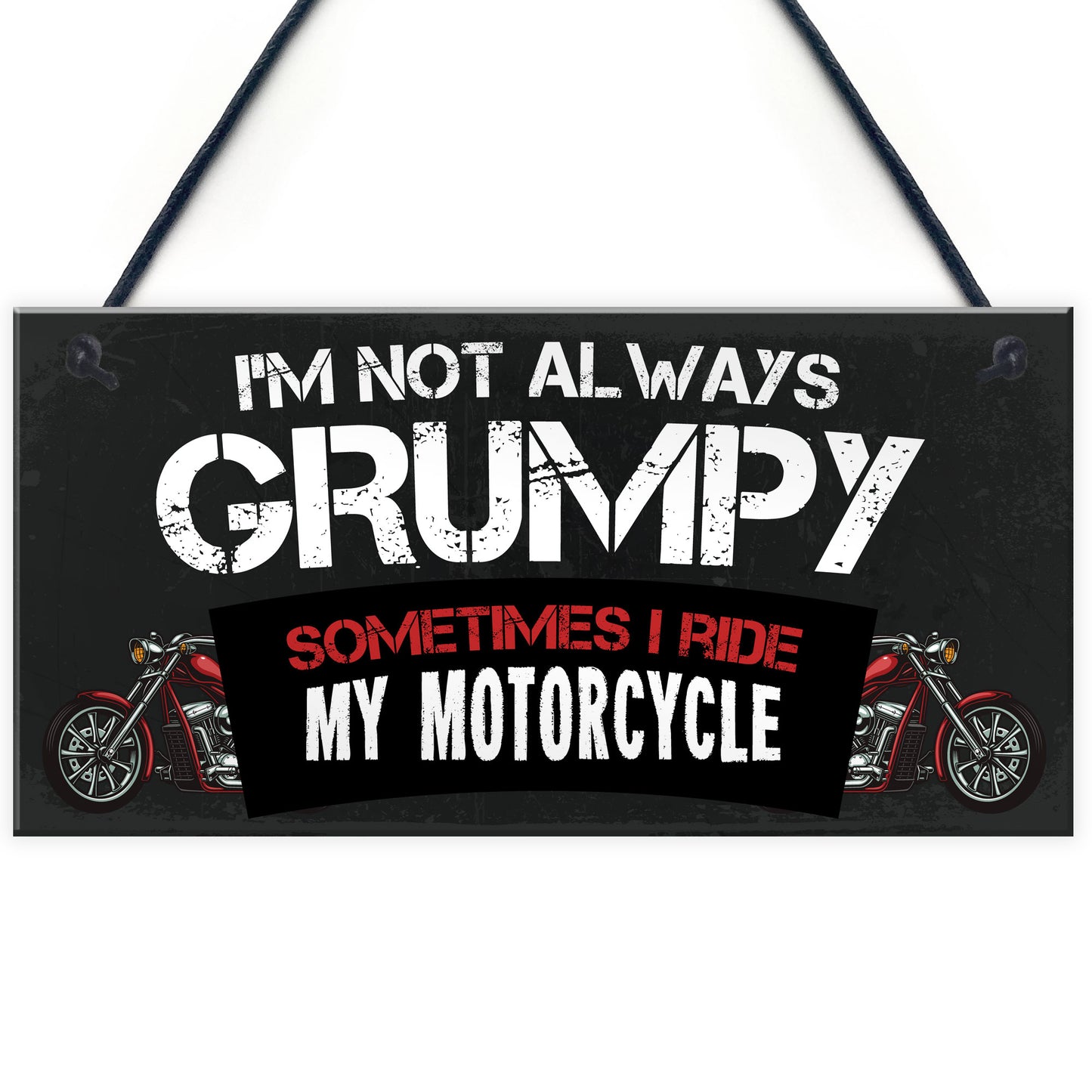Funny Motorbike Plaque For Bikers Gift For Biker Enthusiast