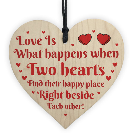 ANNIVERSARY GIFT For Boyfriend Girlfriend Husband Wife Heart