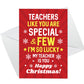 Christmas Card For Teacher Happy Christmas Cards Nursery Teacher