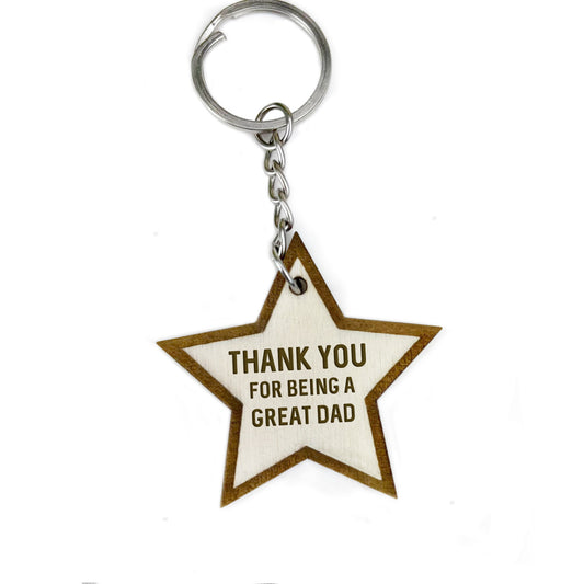 Great Dad Gifts Wooden Keyring Dad Gifts For Birthday Christmas