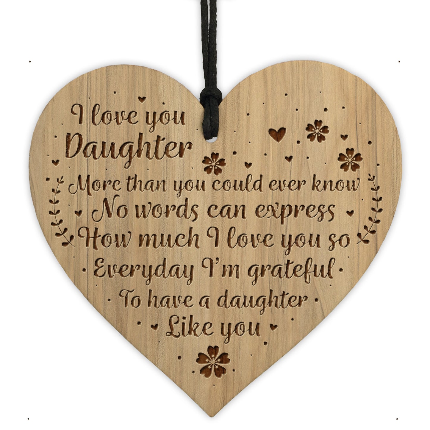 Gift For Daughter Love Gift Engraved Heart Dad Daughter Gift