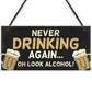 Novelty Bar Sign Funny Hanging Plaque For Man Cave Home Bar Sign