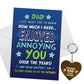 Dad Card And Keyring Bundle Birthday Fathers Day Gift For Dad