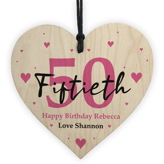 PERSONALISED 50th Birthday Gifts For Mum Nan Women Gift