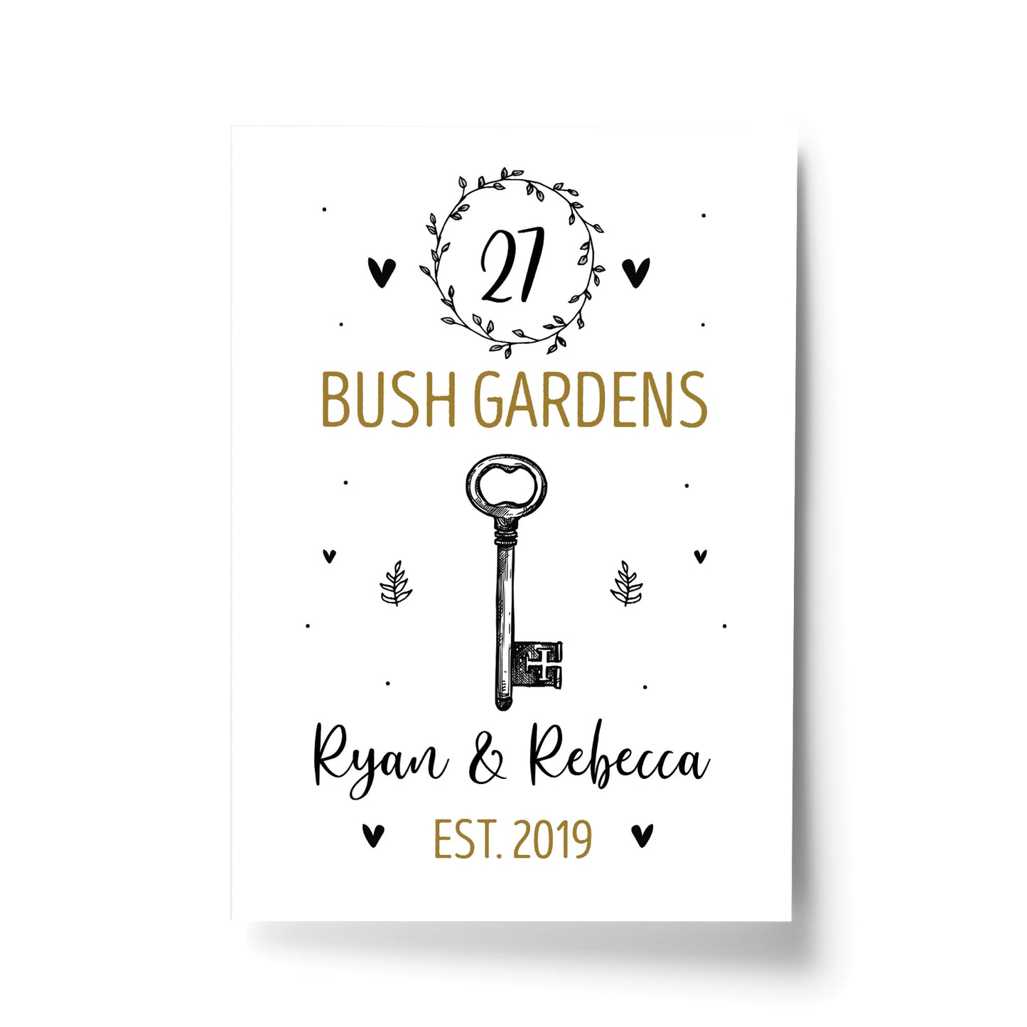 New Home Gift Personalised First Home New Home Print Home Decor