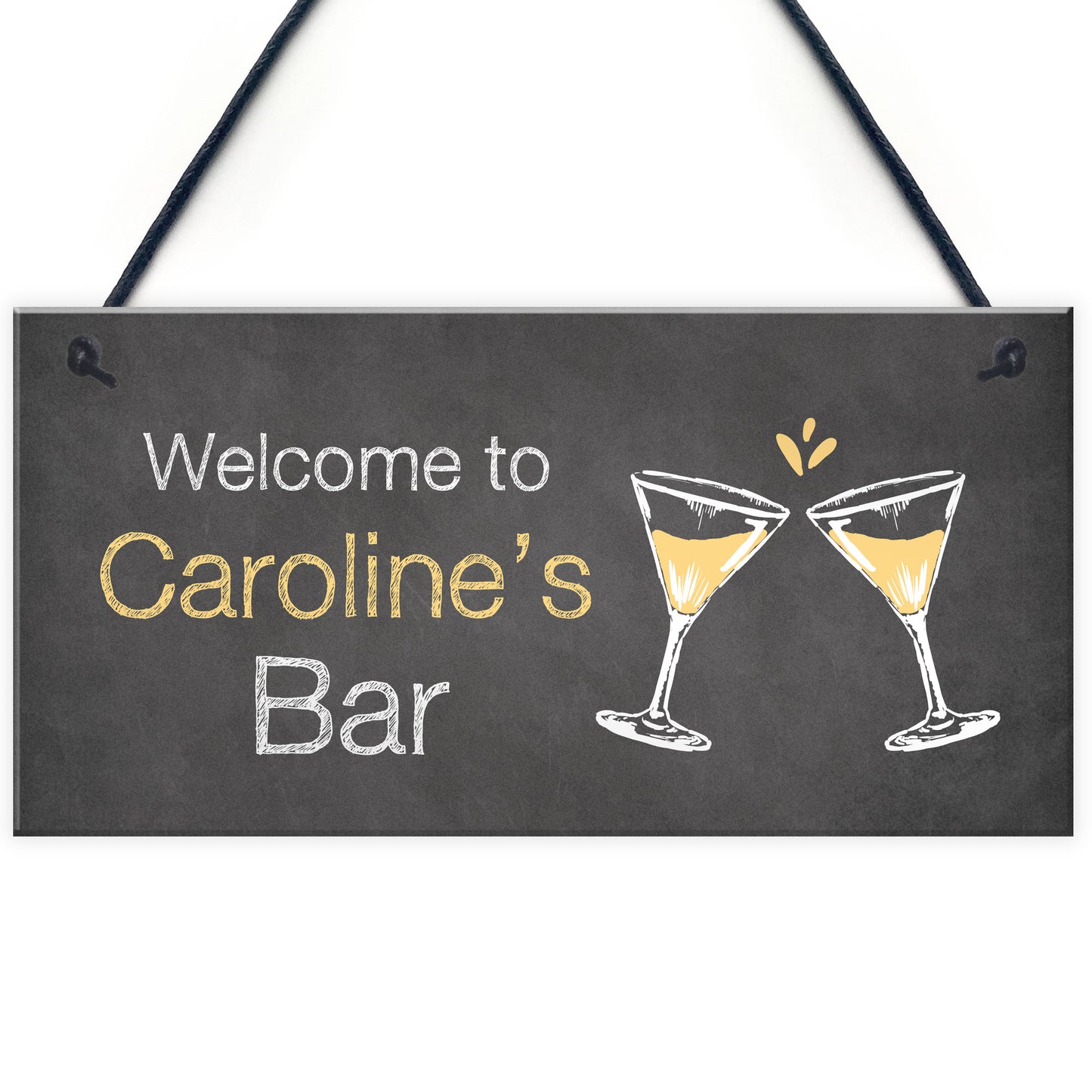 Shabby Chic Bar Sign Home Bar Kitchen Sign Gift For Her