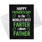 Funny Cheeky Fathers Day Card Novelty Rude Humour Card For Dad