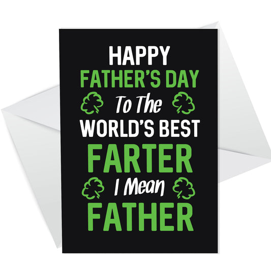 Funny Cheeky Fathers Day Card Novelty Rude Humour Card For Dad