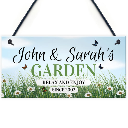Garden Sign for Summerhouse Shed Decking PersonalisedA gorgeous