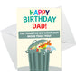 Funny Birthday Card For Dad Lockdown Theme Novelty Card
