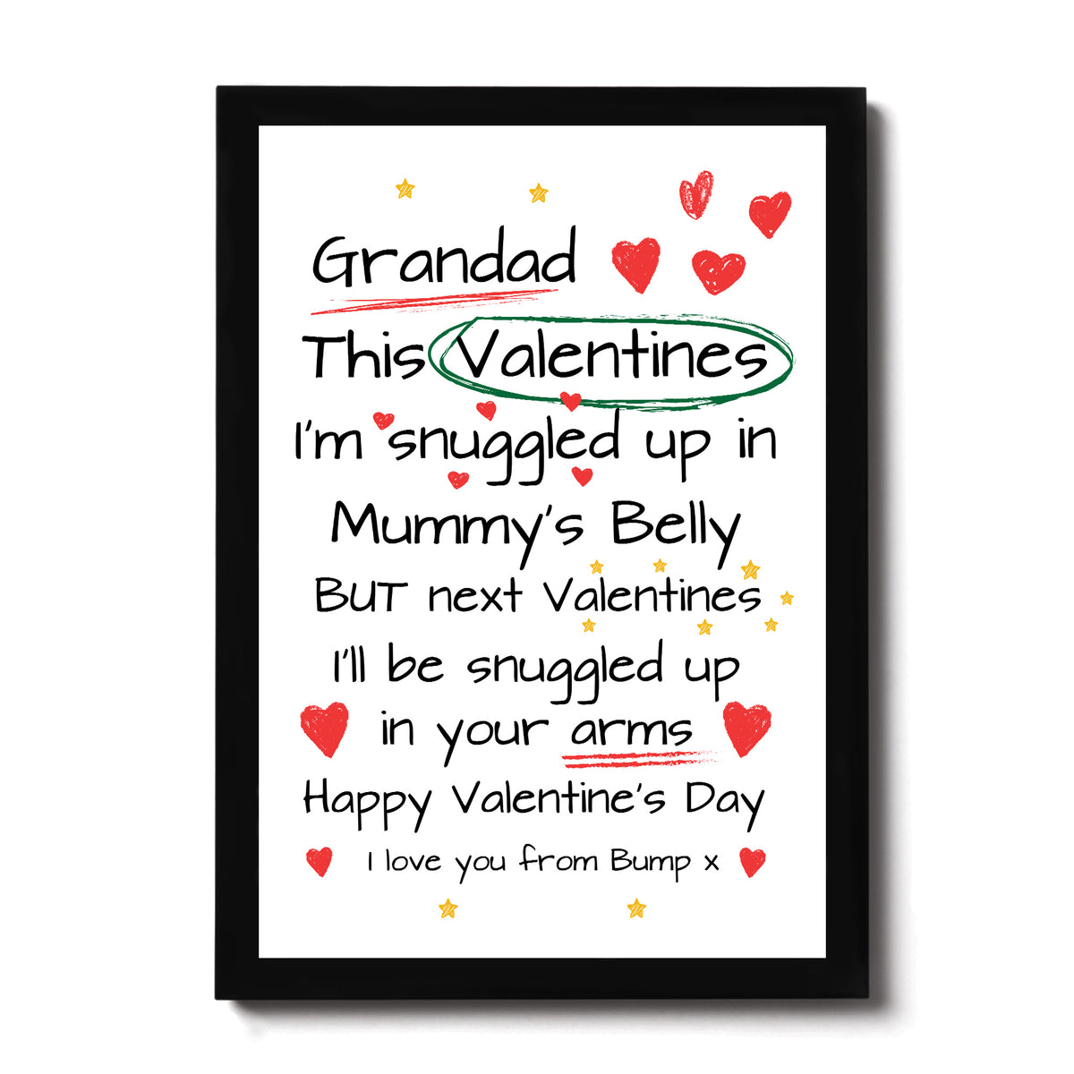 Grandad To Be Gifts For Valentines Day Gift From Bump