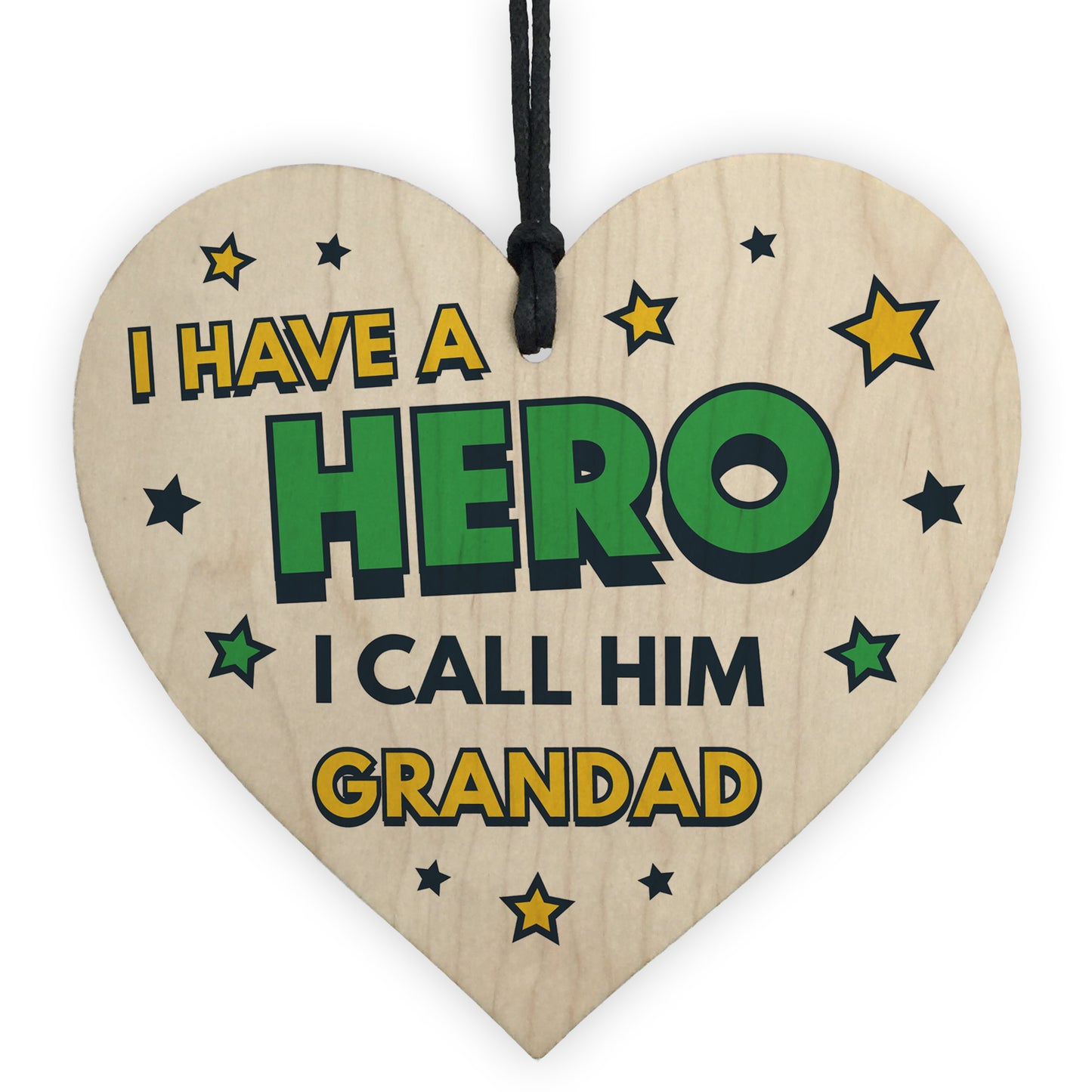 Grandad Gifts For Fathers Day Birthday Heart Superhero Theme