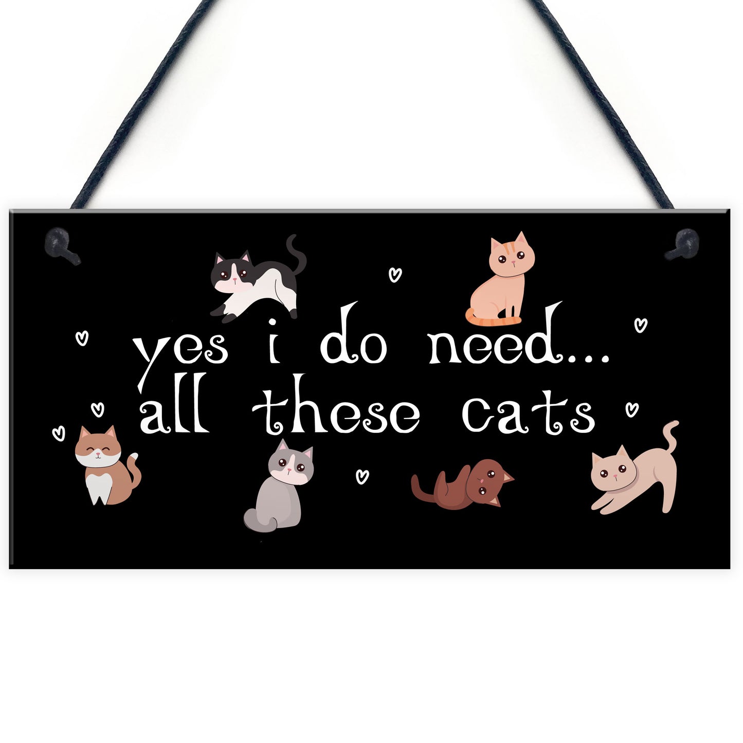 Perfect Birthday Gift for Cat Lovers Cat Sign For Home
