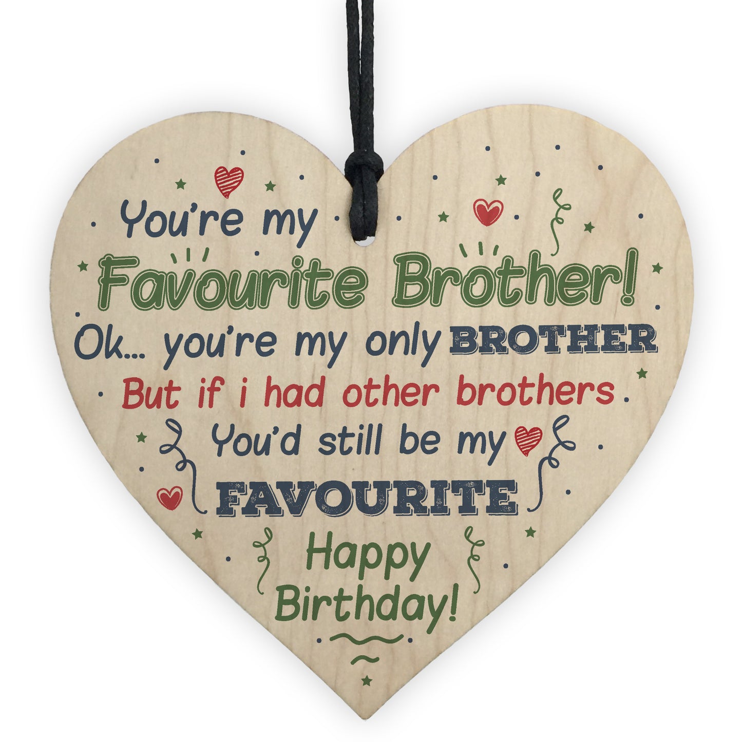 Brother Birthday Gifts For Him Sister Mum Dad Funny Card Gift