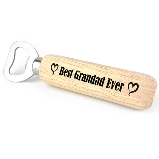 Best GRANDAD Ever Wood Bottle Opener Birthday Xmas Gift