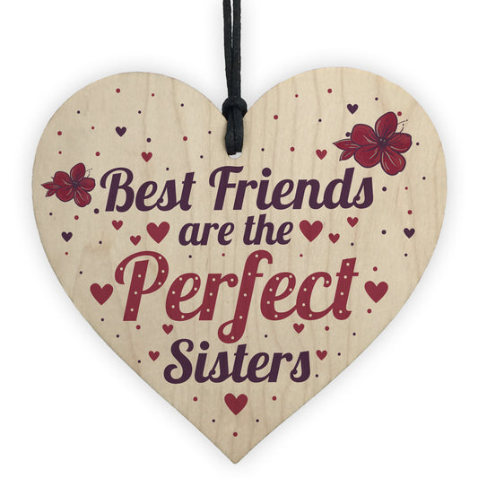 BEST FRIEND SISTER Plaque Thank You Gift Heart Keepsake Gift