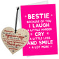 Bestie Thank You Card And Gift For Birthday Friendship Gifts