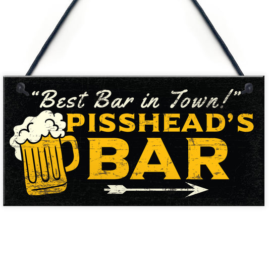 Home BAR Sign Funny Gin Beer Vodka Plaque Garden Shed Pub Sign
