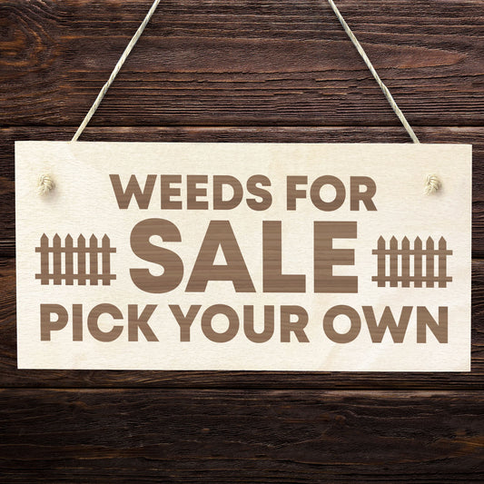 Red Ocean Funny Garden Engraved Wood Sign Shed Garage Plaque