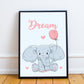 Animal Nursery Print For Girls Boys Bedroom Decor Nursery Art