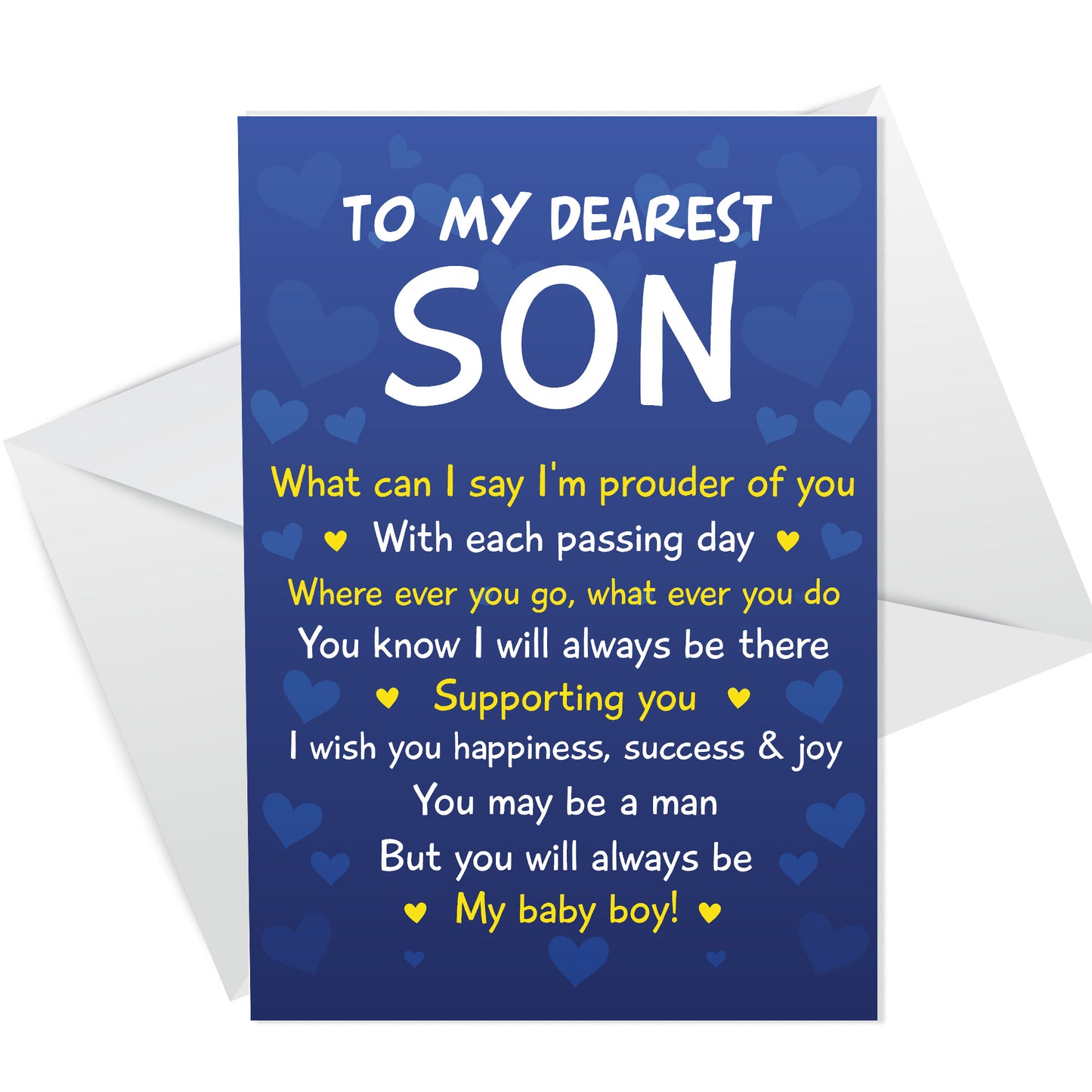 Card For Son Birthday Son Card From Mum Dad Card For Him