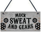 Bike Enthusiast Hanging Sign Motorbike Motorcycle Gift For Men