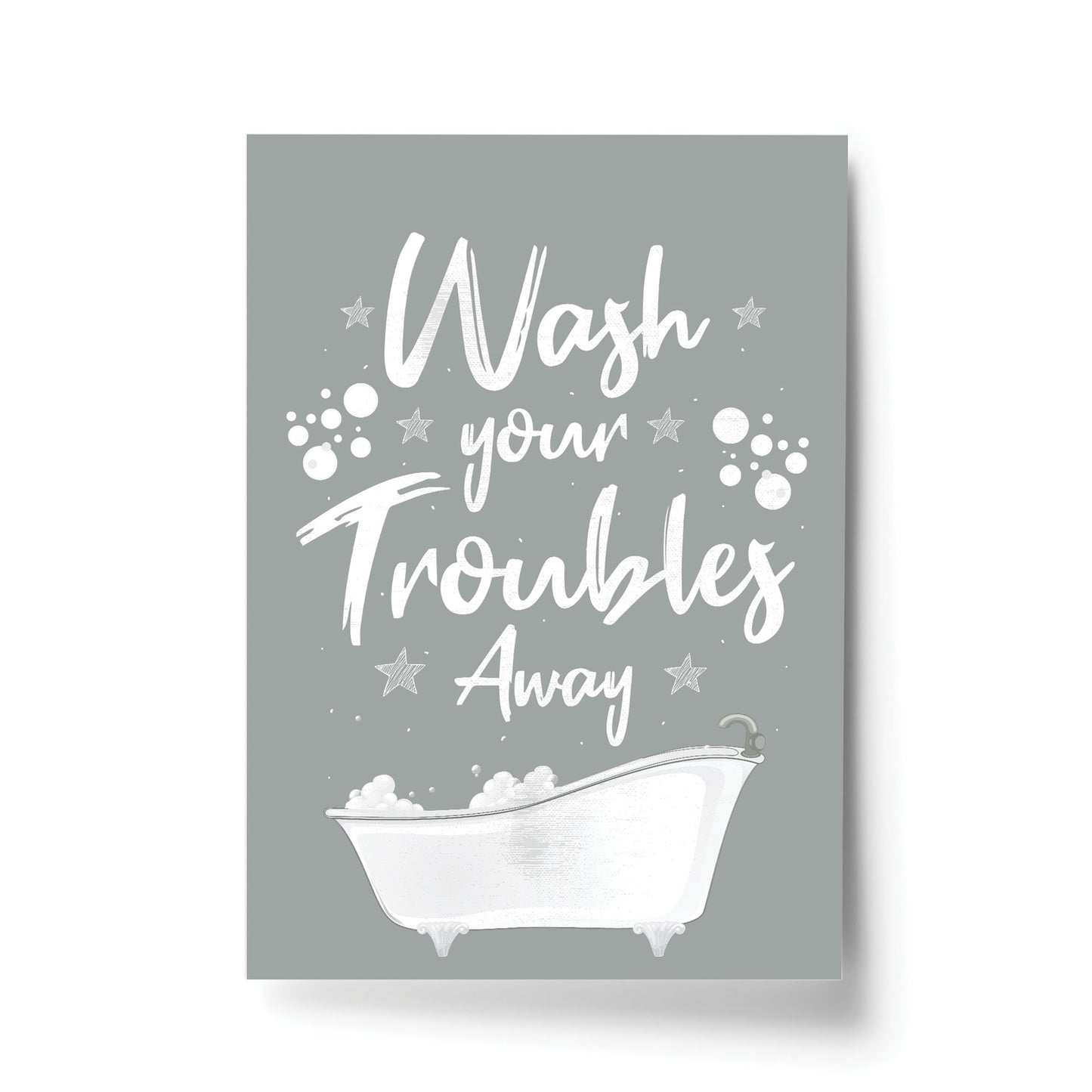 Bathroom Print Funny Grey And White Theme Bathroom Wall Art