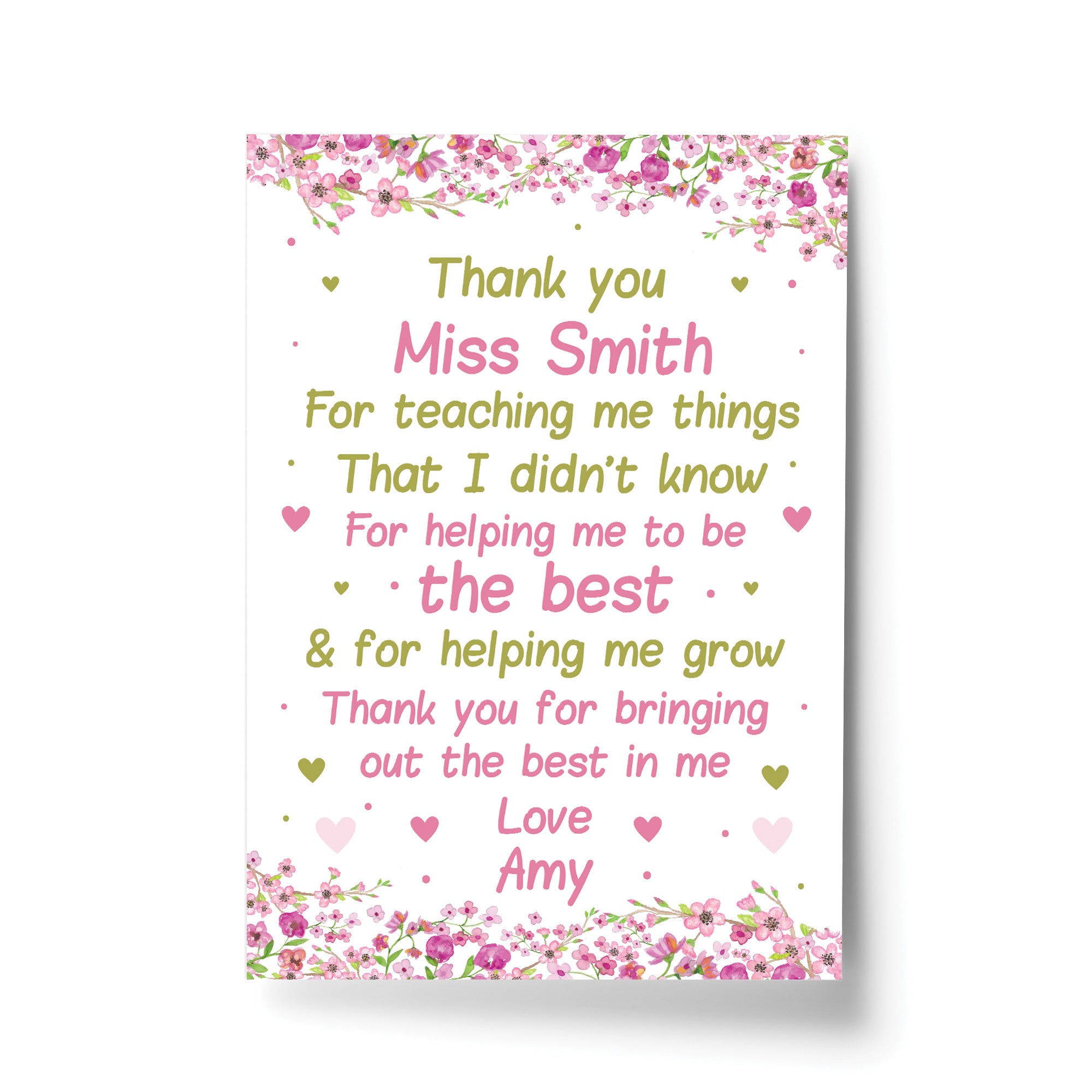 Nursery teacher sales thank you gifts