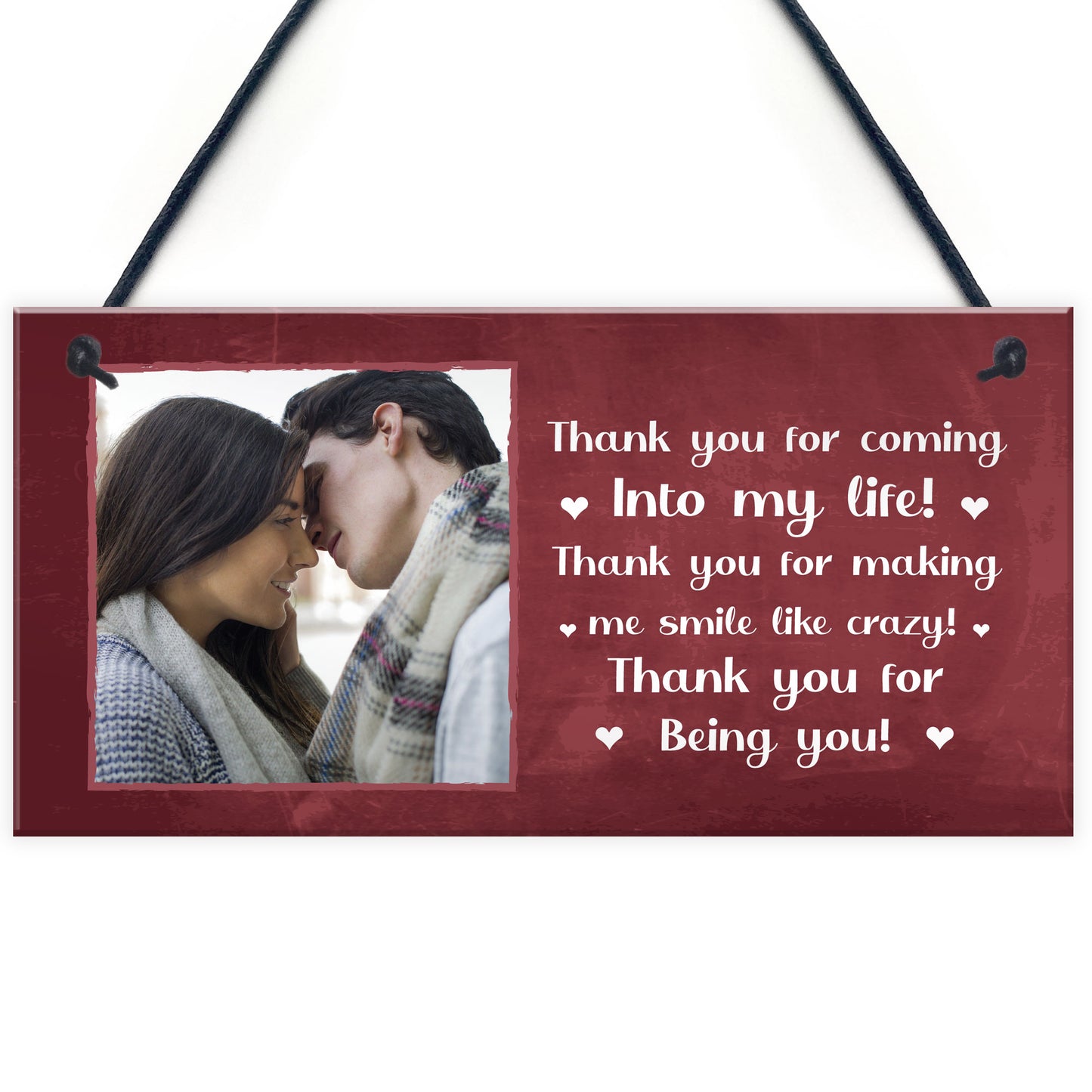 Personalised Photo Plaque Gift For Him Anniversary Gifts For Her