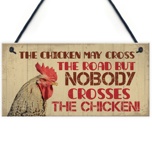 hicken Signs For The Garden Funny Chicken Coop Hen House Plaque