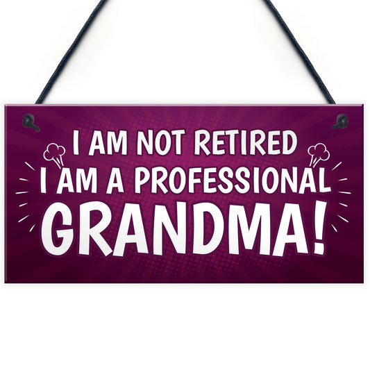 GRANDMA Gift Plaque Grandma Christmas Birthday Grandma Gift