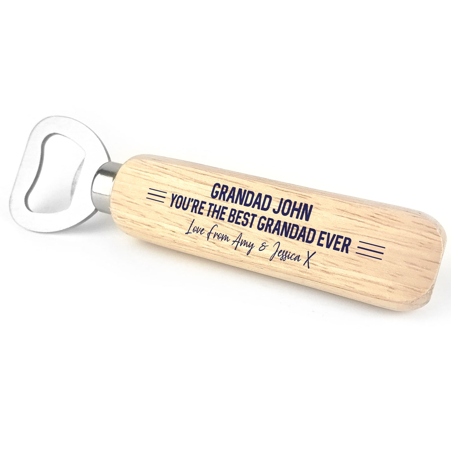 Personalised Gift For Grandad Birthday Christmas Bottle Opener