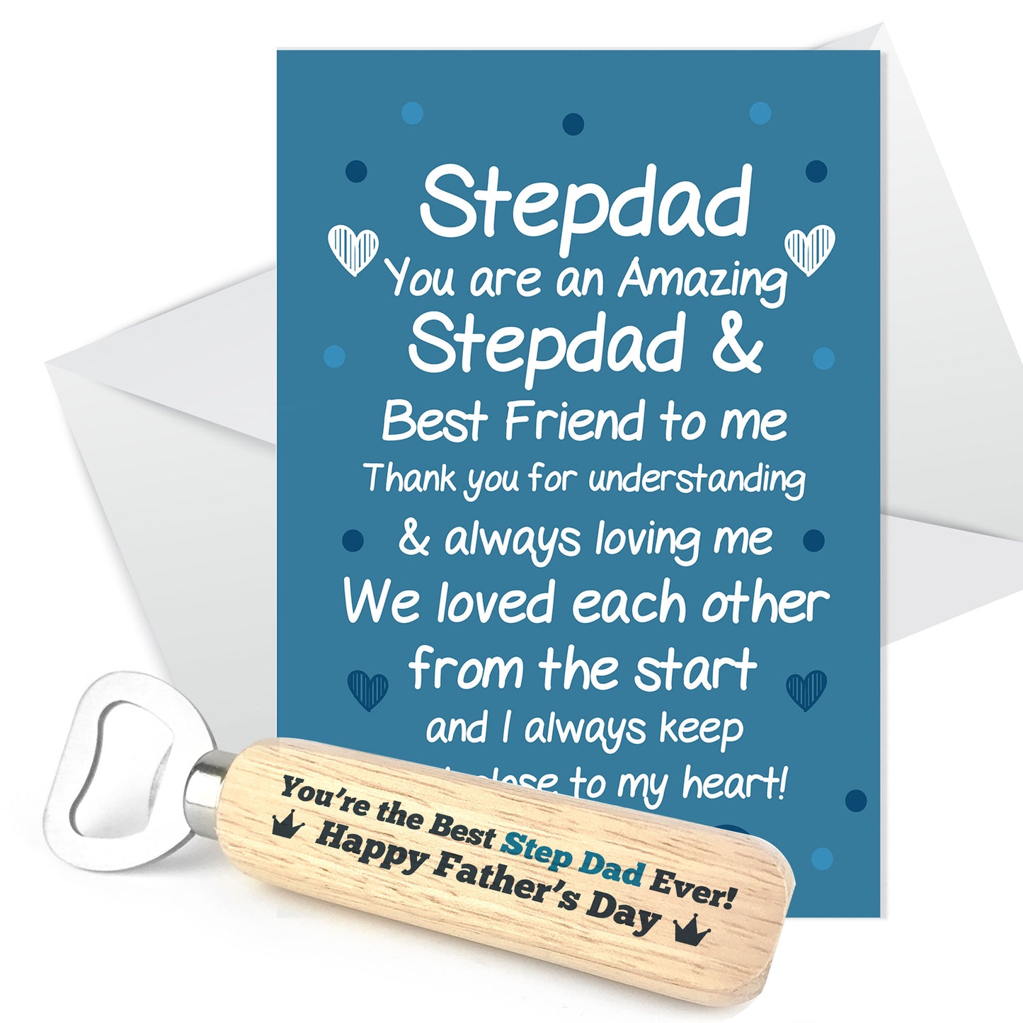 Step Dad Fathers Day Card And Gift Set Novelty Step Dad Gifts