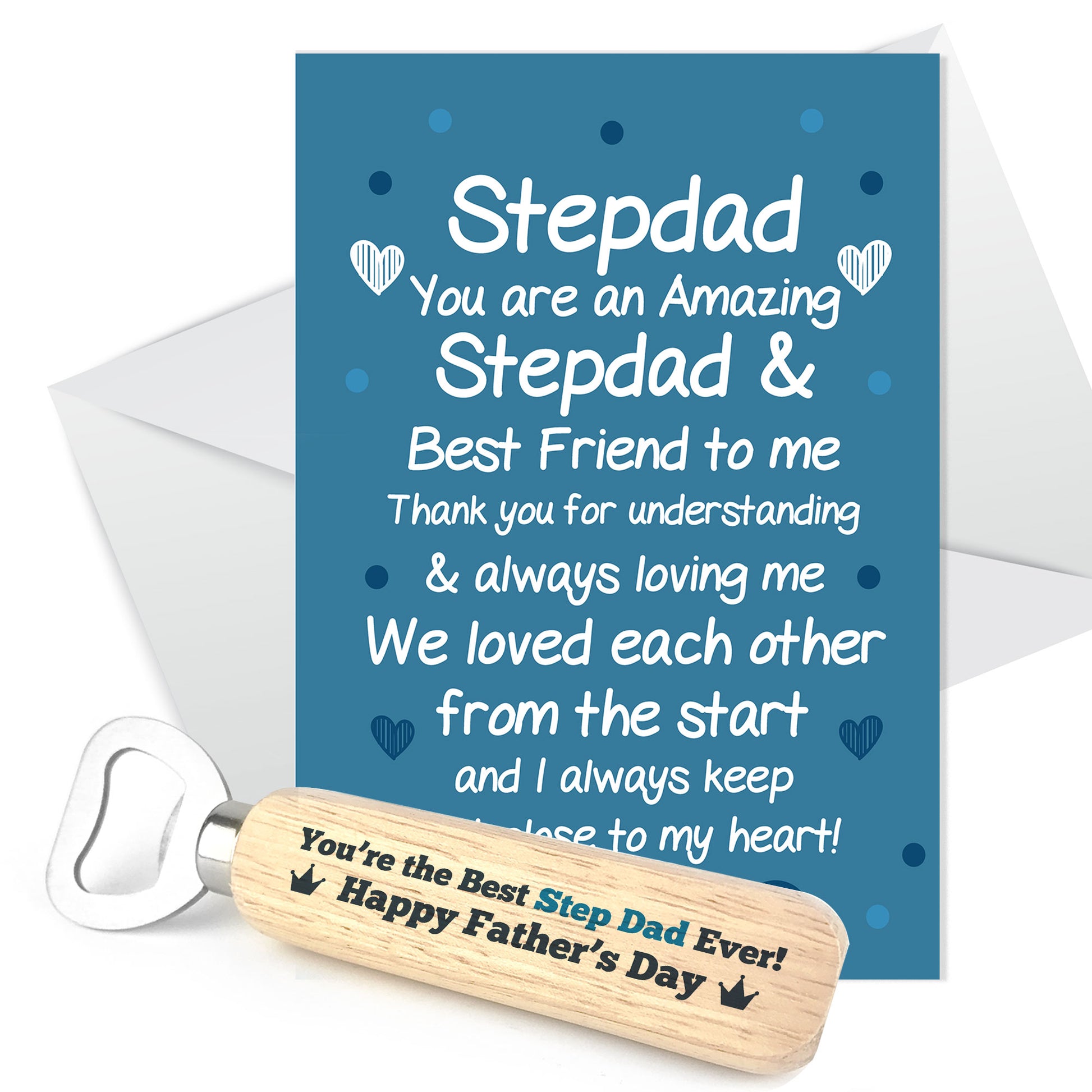 Step Dad Fathers Day Card And Gift Set Novelty Step Dad Gifts