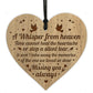 A Whisper From Heaven Beautiful Memorial Sign Engraved Heart