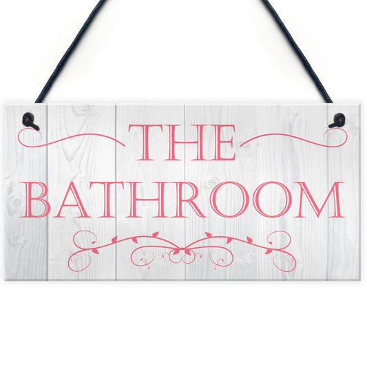 The Bathroom Decorative Hanging Plaque