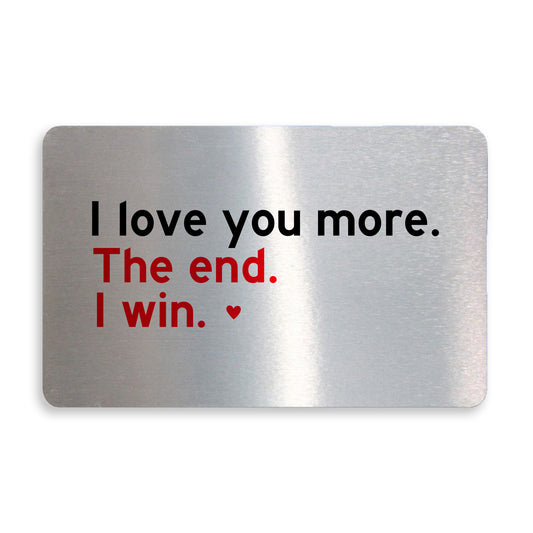 Anniversary Gifts For Him Her LOVE YOU MORE Perfect Boyfriend