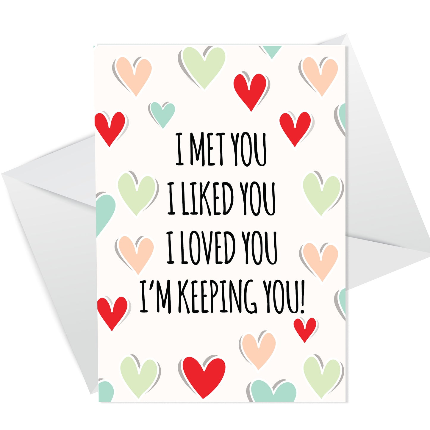 Anniversary Birthday Valentines Card For Boyfriend Girlfriend