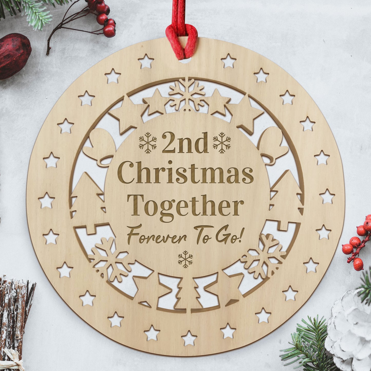 Christmas Decoration For Boyfriend Girlfriend 2nd Christmas