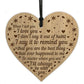 Anniversary Gift Card Engraved Heart Boyfriend Girlfriend Gift