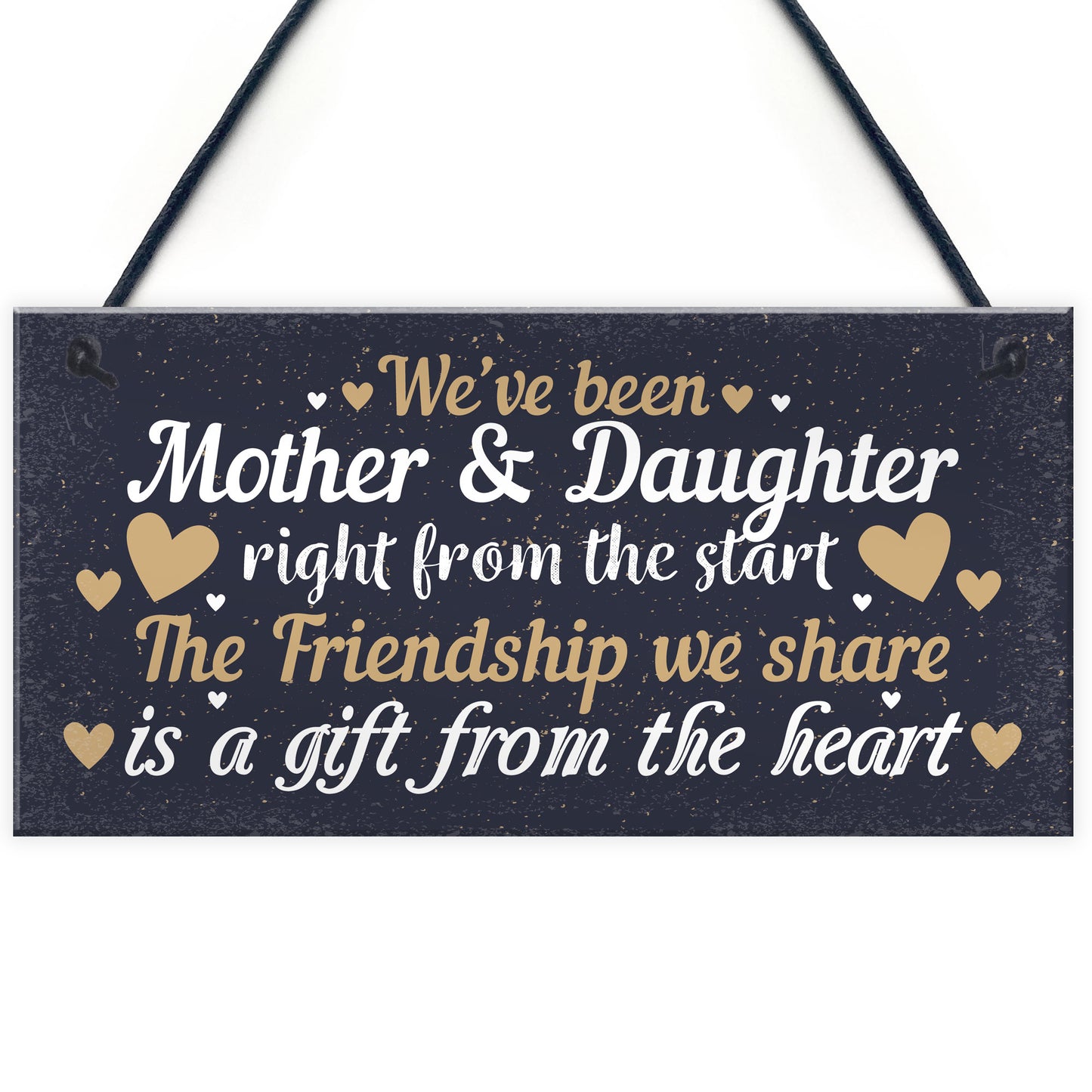 Mother And Daughter Keepsake Gift For Christmas Birthday Sign