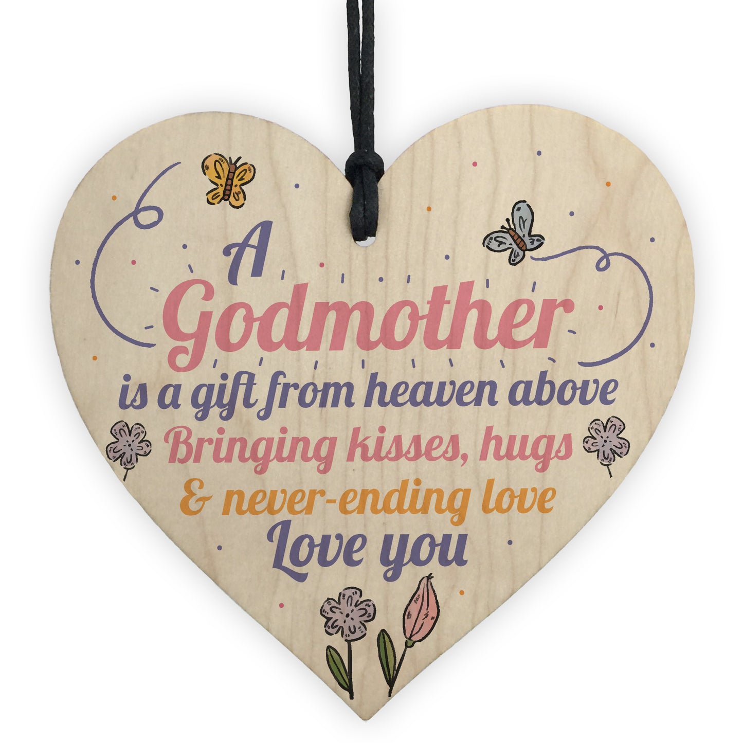 Godmother Asking Gift Thank You Sign Woos Heart Christening Gift