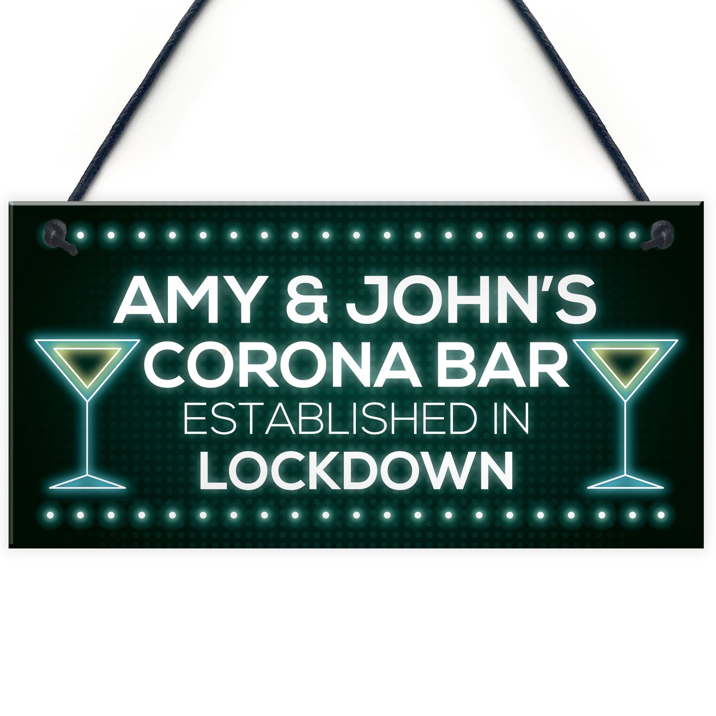CORONA BAR Personalised Signs Novelty Home Bar Plaques Gifts