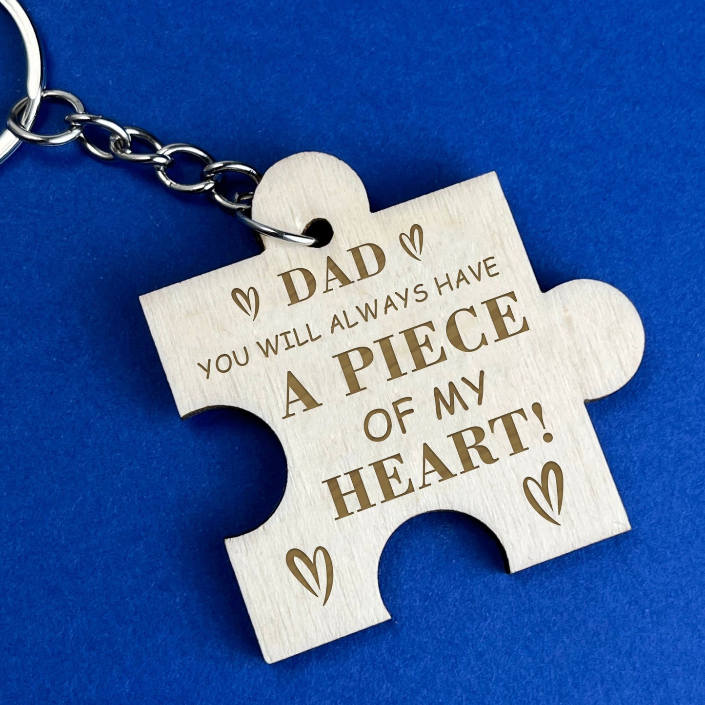 Dad Gift Engraved Keyring Birthday Fathers Day Gift For Dad