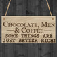 Better Rich Chocolate Coffee Men Friendship Gift Hanging Plaque