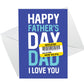 Dad Fathers Day Card Funny Fathers Day Card Funny Card Reduced