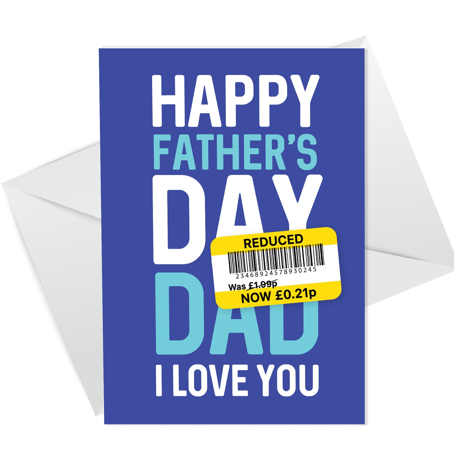 Dad Fathers Day Card Funny Fathers Day Card Funny Card Reduced
