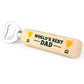Best Dad Gift For Birthday Christmas Wooden Bottle Opener Gift