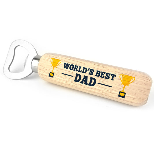 Best Dad Gift For Birthday Christmas Wooden Bottle Opener Gift